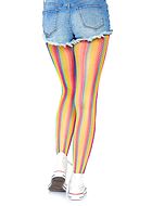 Pantyhose, net, colorful stripes